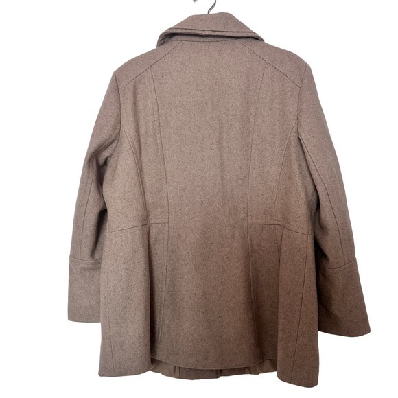 LONDON FOG Women's Single-Breasted Wool Blend Coat‎  XL - Picture 2 of 10